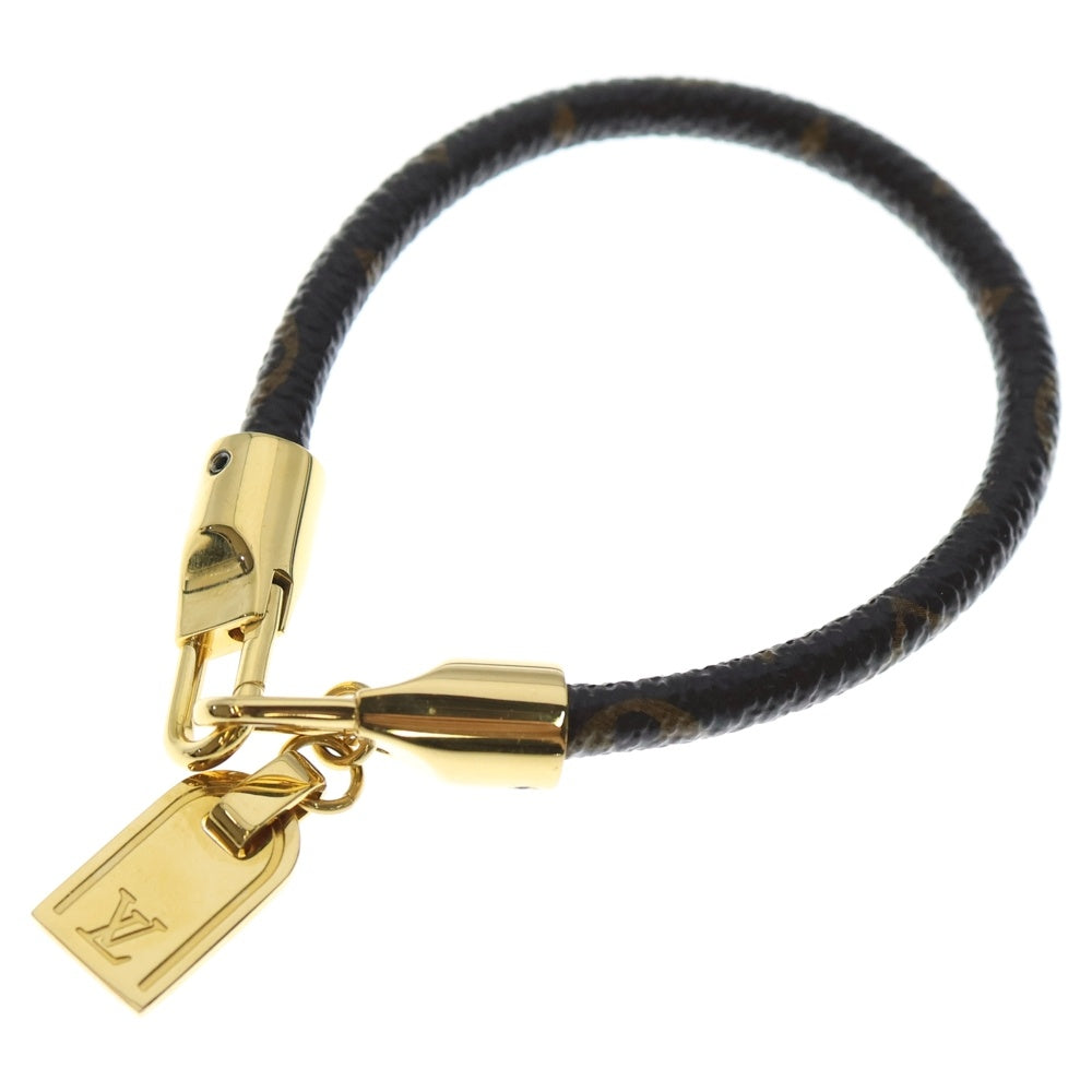 LOUIS VUITTON(ルイヴィトン) モノグラム レ ラックイット レザー ブレスレット ブラウン/ゴールド M6605E