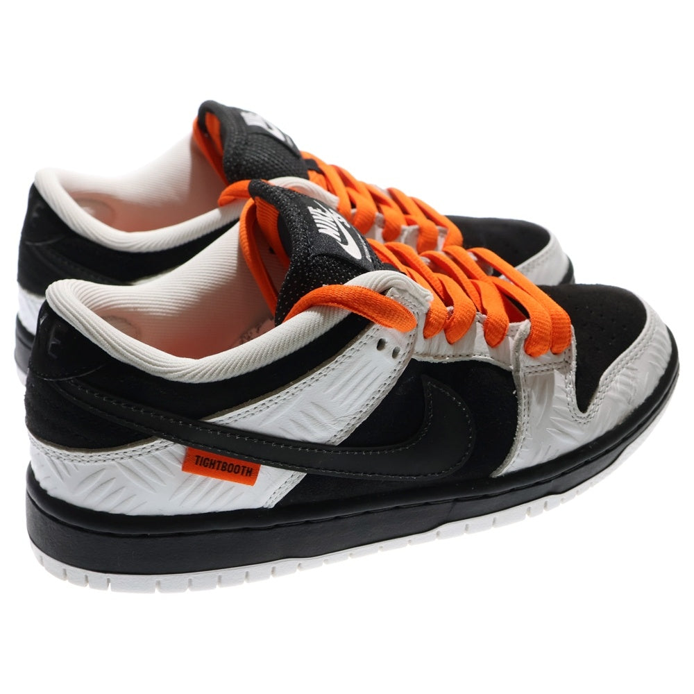 NIKE(ナイキ) ×TIGHTBOOTH DUNK LOW PRO QS FD2629-100 ×タイトブース エスビーダンク ロー ローカットスニーカー ブラック/ホワイト US6/24.0cm