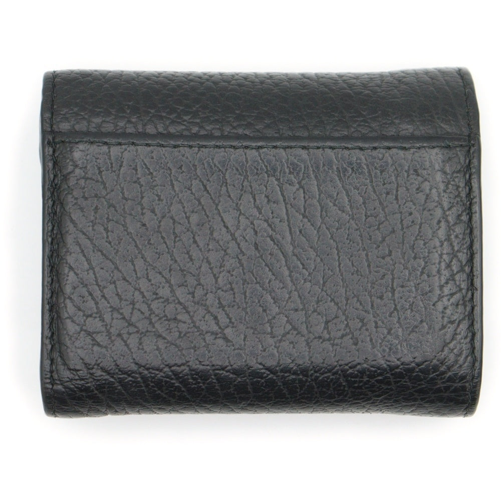 Maison Margiela 11(メゾンマルジェラ11) 4 Stitch Wallet 4ステッチ グレインレザー スリーフォールドウォレット 三つ折り 財布 ブラック SA3UI0010