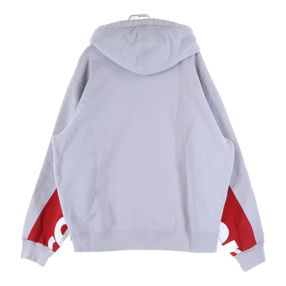 SUPREME(シュプリーム) 22SS Cropped Panels Hooded Sweatshirt クロップドパネル プルオーバースウェットパーカー フーディ グレー