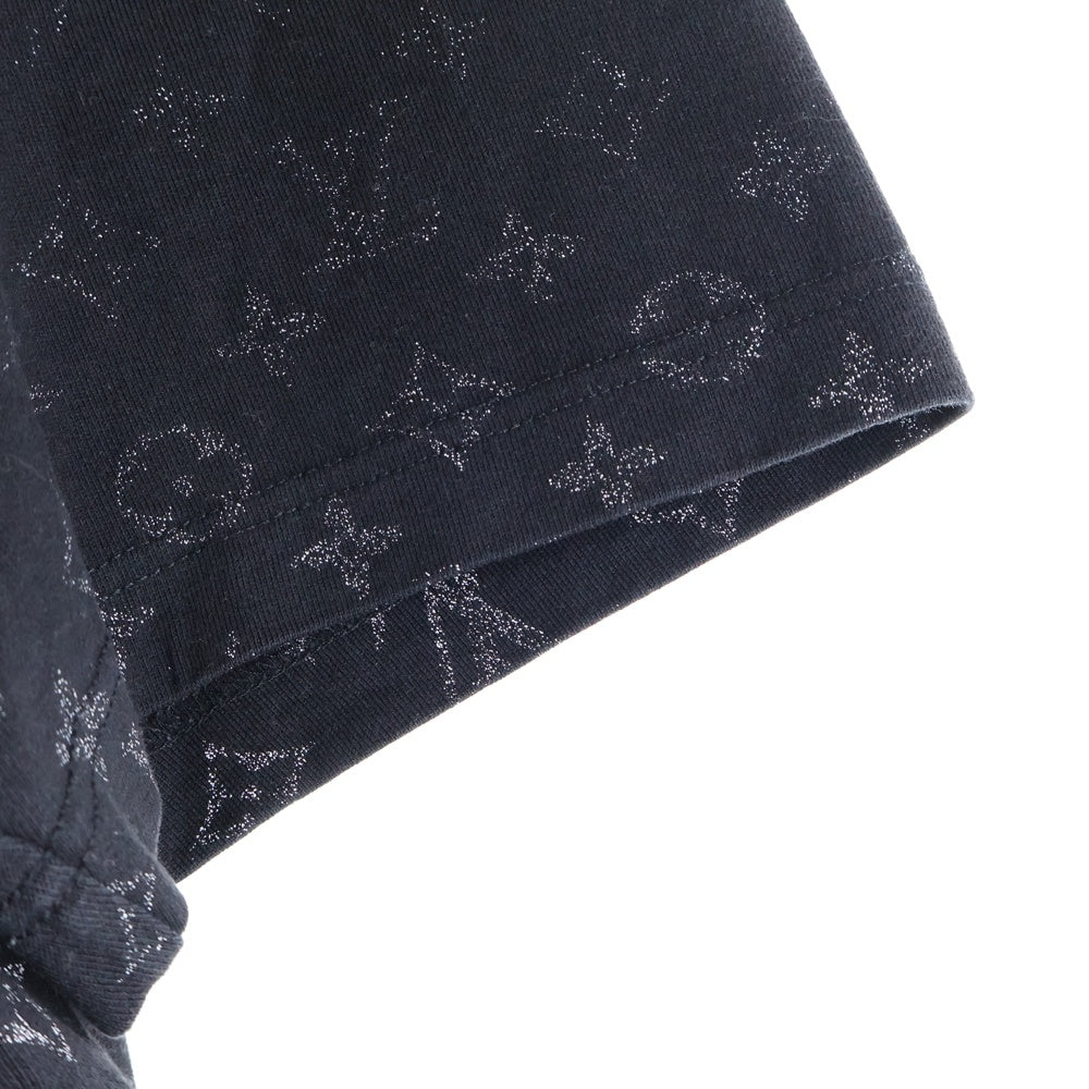 LOUIS VUITTON(ルイヴィトン) 20AW モノグラムグラディエント クルーネック半袖Tシャツカットソー ブラック/ホワイト RM202 NPG HJY77W