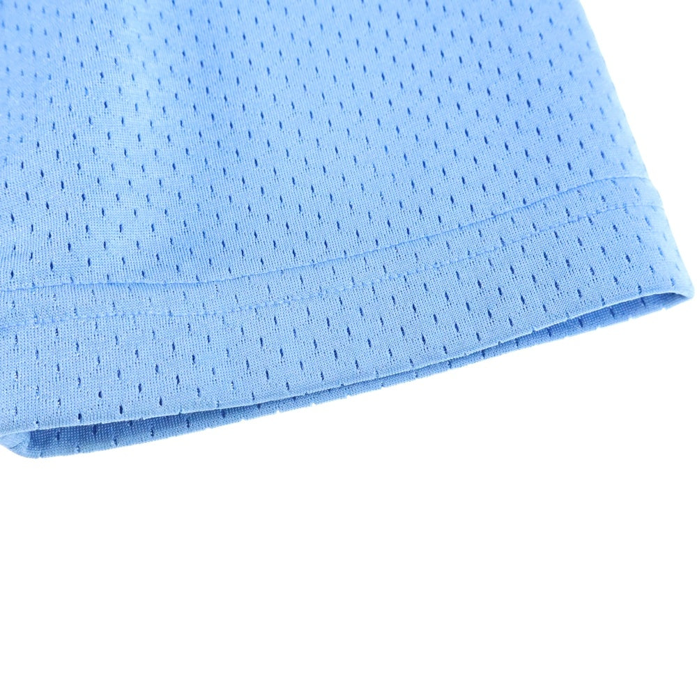 CHROME HEARTS(クロムハーツ) MESH WARM UP JERSEY メッシュ バーシティー ジャージー CHプリントメッシュ 長袖Tシャツカットソー ブルー