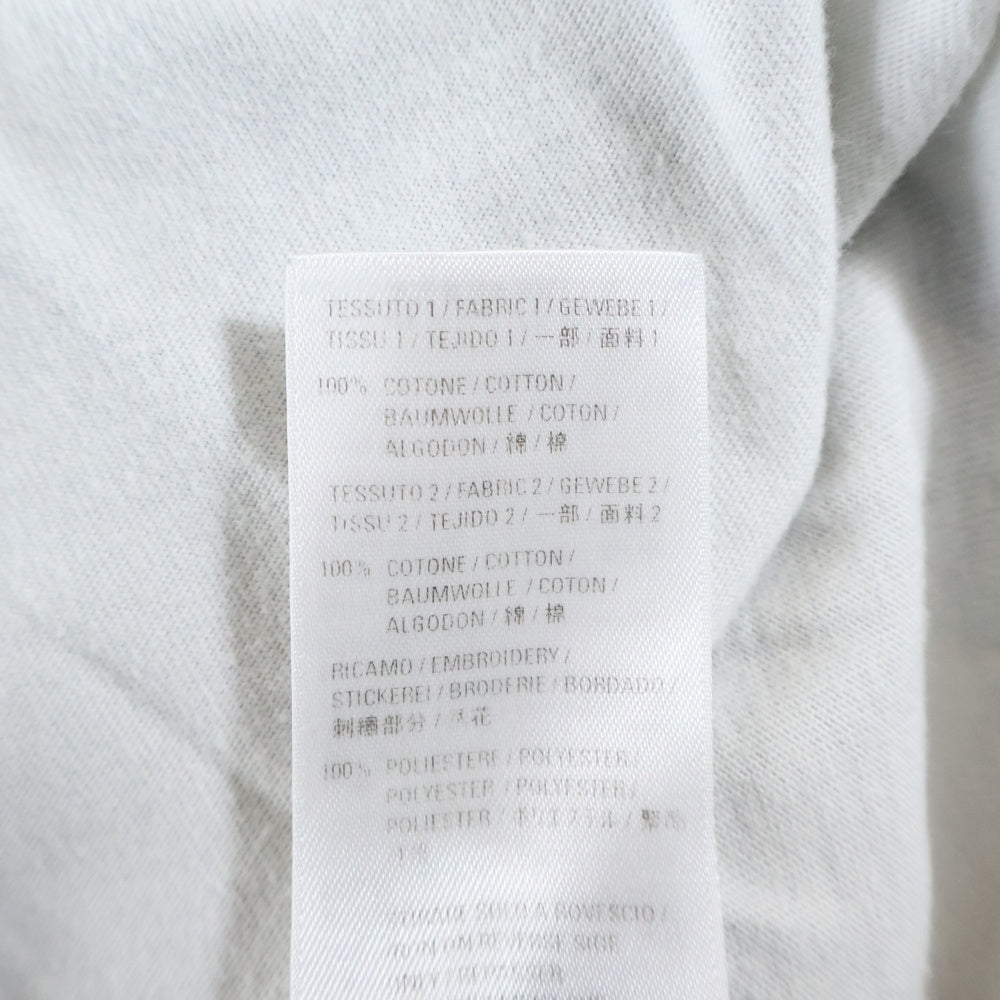 BALENCIAGA(バレンシアガ) 21AW Layered Sweater 678555 T3218 Tシャツレイヤード クルーネックニットセーター ブラック