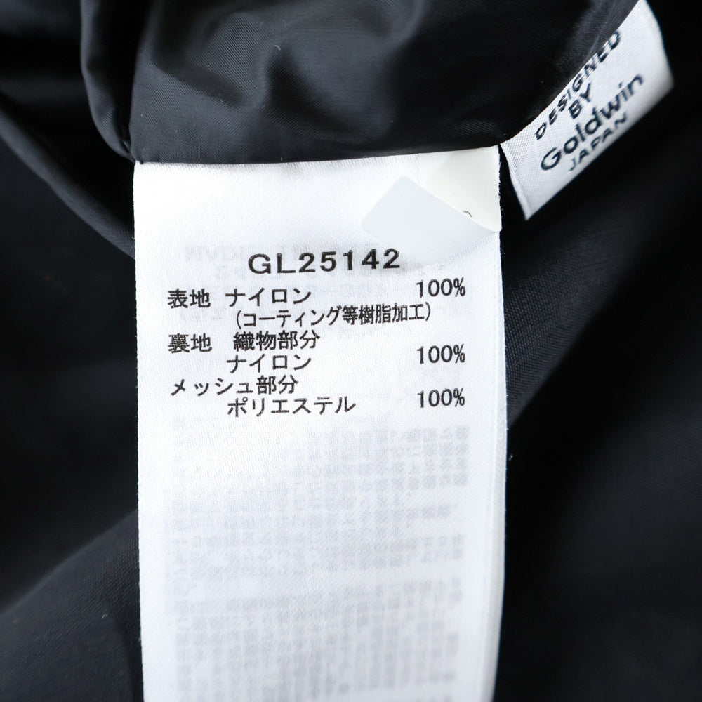 GOLDWIN(ゴールドウィン) LOGO NYLON JACKET ロゴ刺繍ナイロンジップジャケット マウンテンパーカー ブラック GL25142