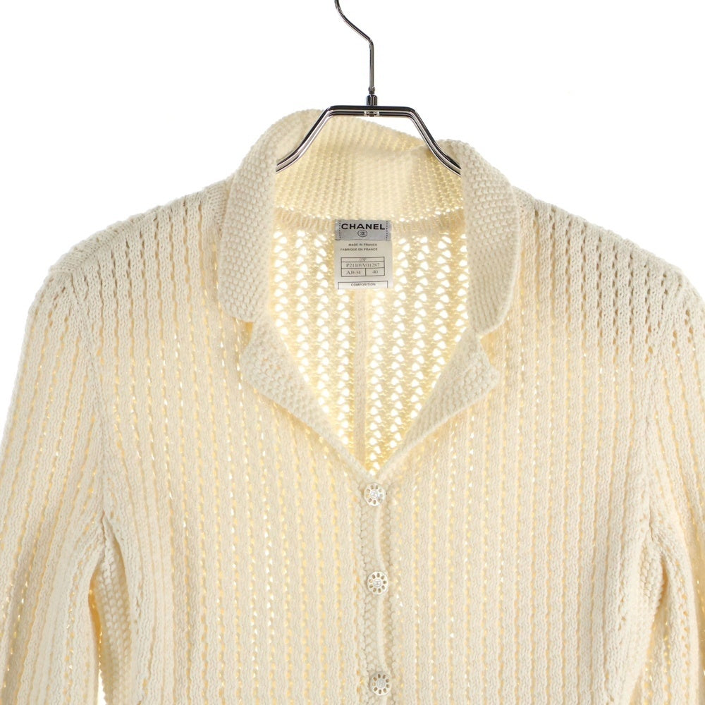 CHANEL(シャネル) ニットカーディガン アイボリー P21109V01287 レディース