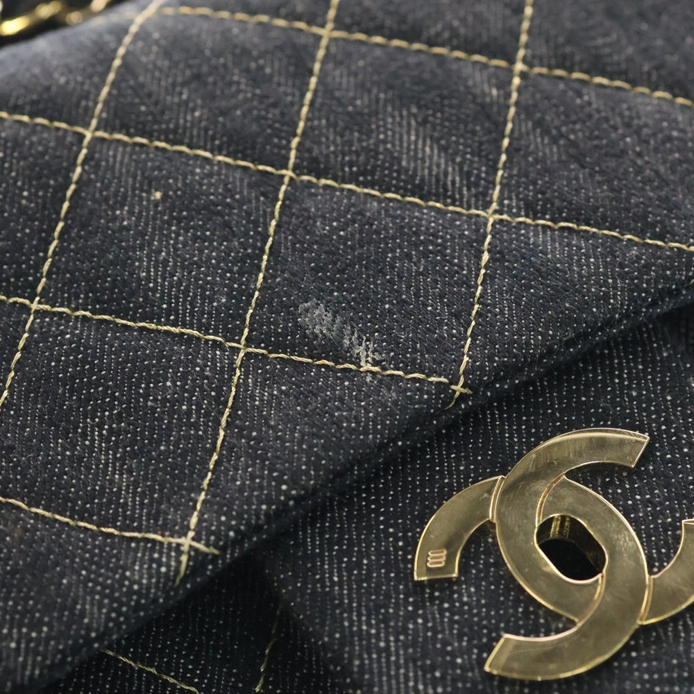 CHANEL(シャネル) デニムマトラッセチェーンショルダーバッグ インディゴ