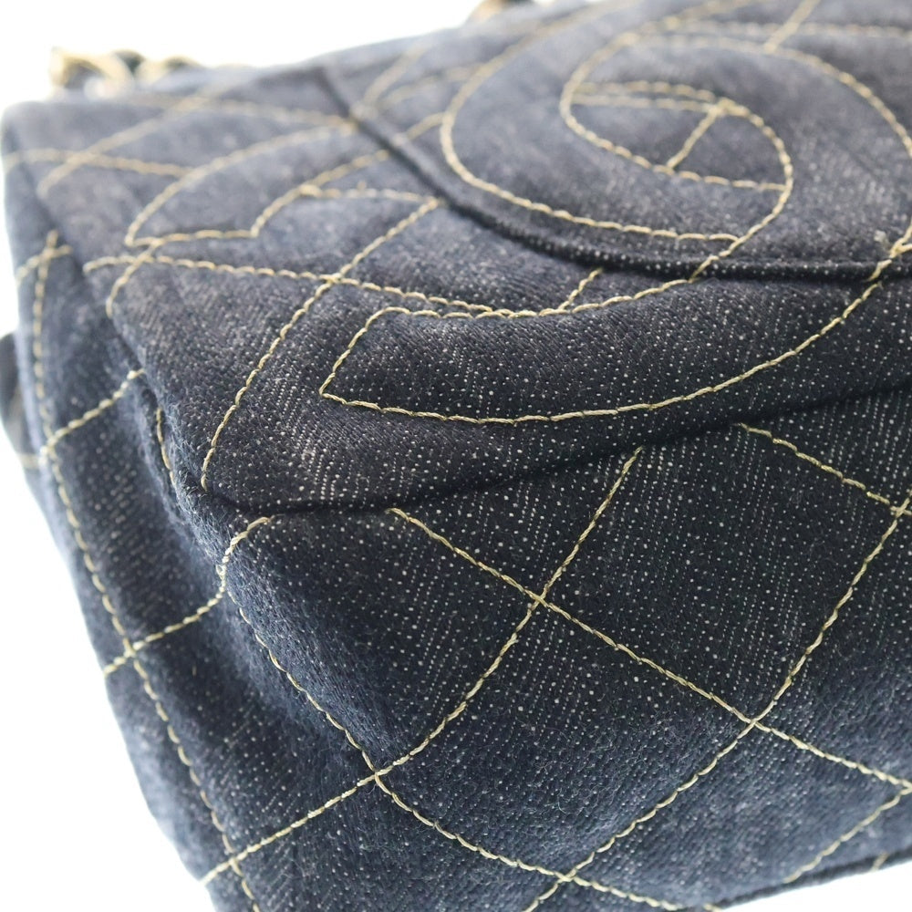 CHANEL(シャネル) デニムマトラッセチェーンショルダーバッグ インディゴ