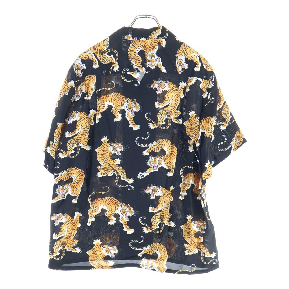 WACKO MARIA(ワコマリア) 20SS TIM LEHI HAWAIIAN SHIRTS ティムレヒ トラ柄 ハワイアン オープンカラー 半袖シャツ ブラック