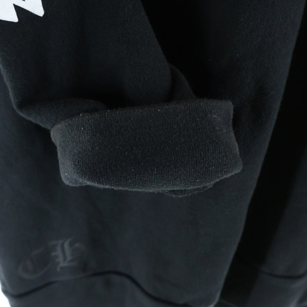 CHROME HEARTS(クロムハーツ) SWTSHRT PLVR ネックロゴ クルーネックスウェットトレーナー ブラック