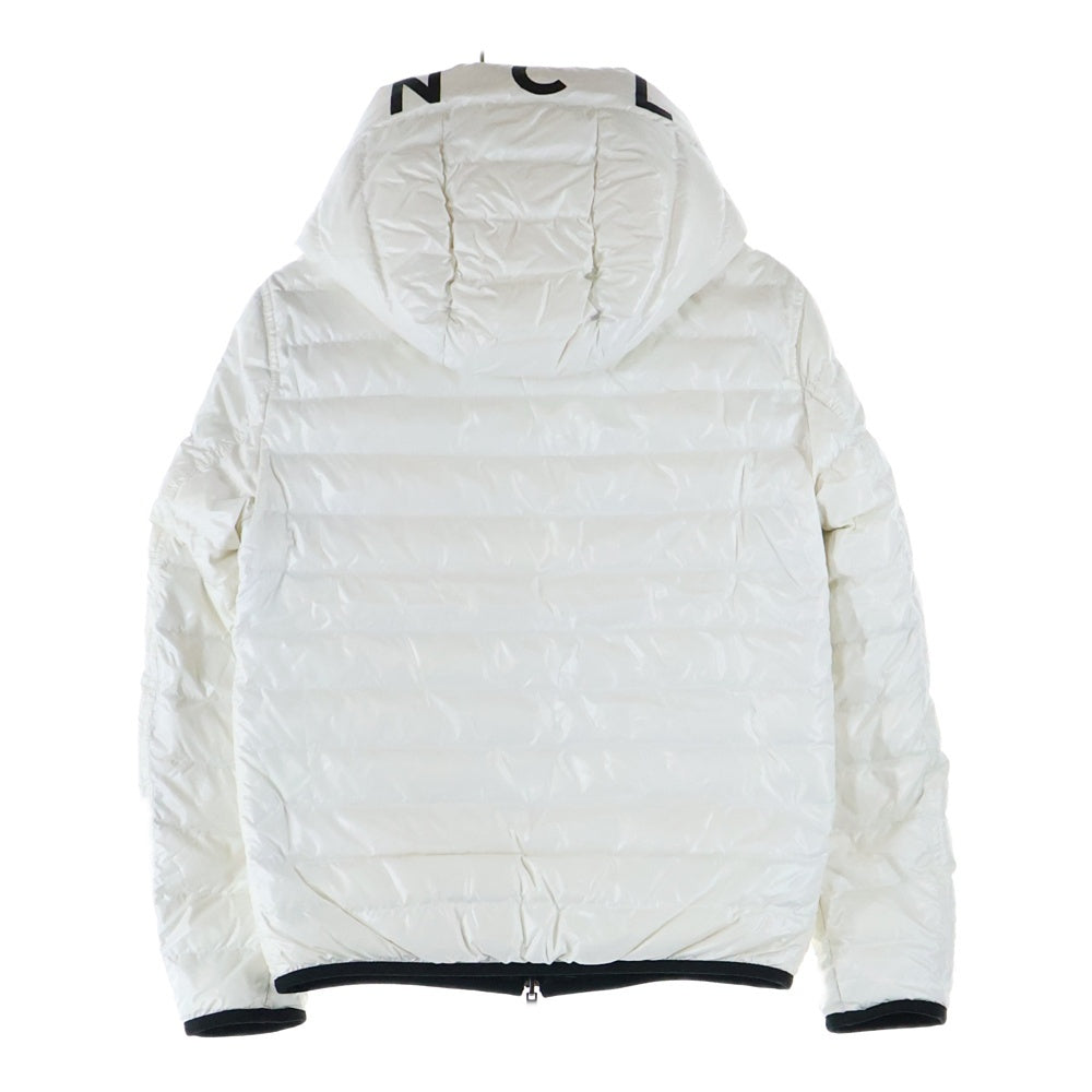 MONCLER(モンクレール) KRIM GIUBBOTTO フードロゴリバーシブルダウンジャケット ホワイト/ブラック G10911A52N70