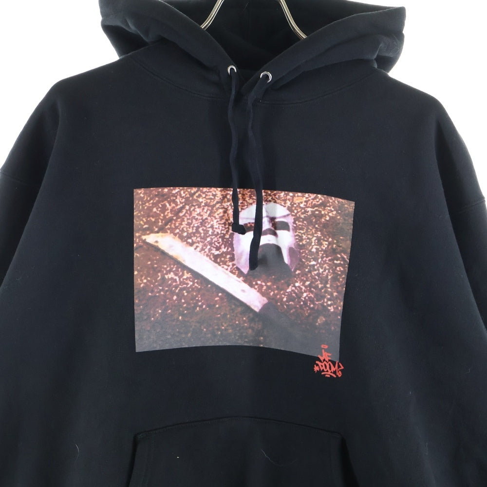 SUPREME(シュプリーム) 23AW Mf Doom Hooded Sweatshirt ドゥームフーデッドスウェットシャツ プルオーバーパーカー ブラック