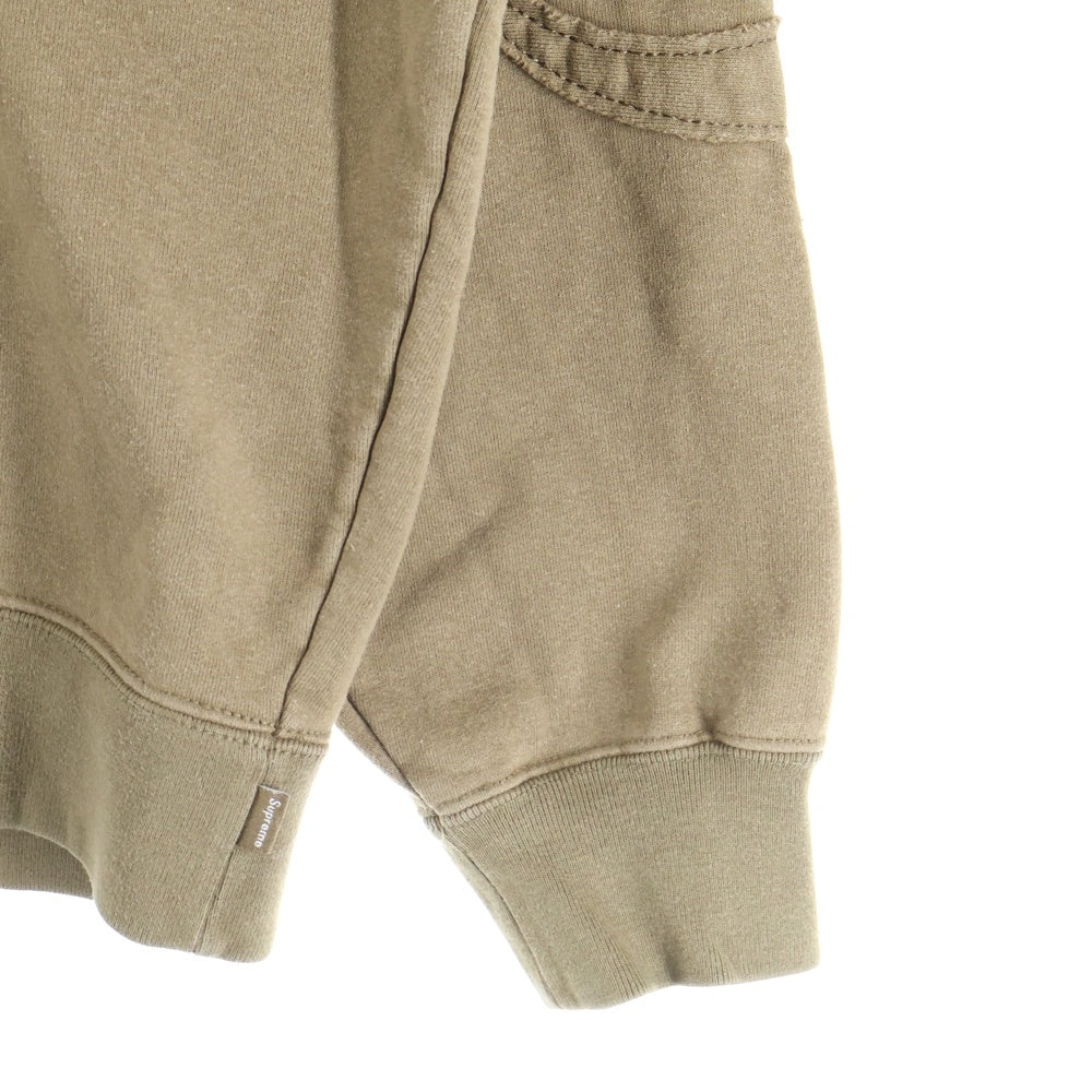 SUPREME(シュプリーム) 22SS Tonal Applique Crewneck トナール アップリケ クルーネックスウェットトレーナー ブラウン