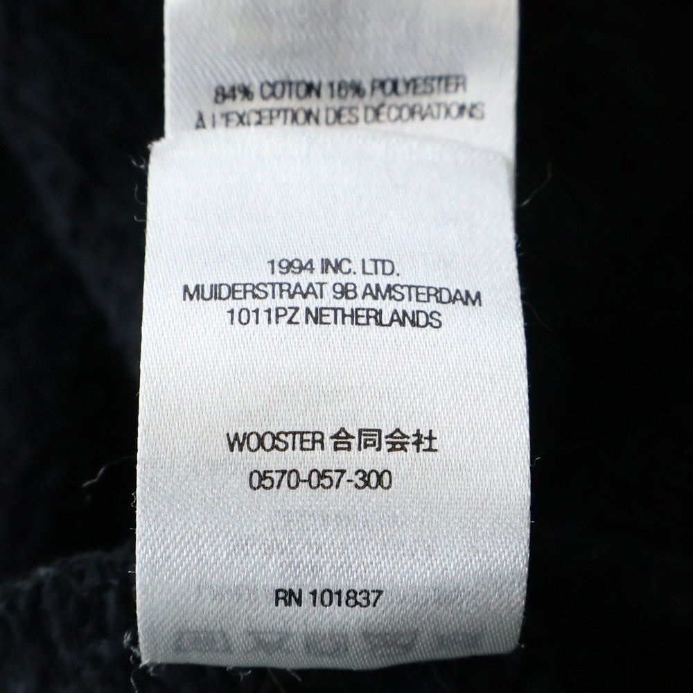 SUPREME(シュプリーム) 22SS Tonal Applique Crewneck トナール アップリケ クルーネックスウェットトレーナー ブラック