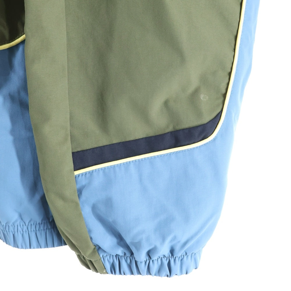 SUPREME(シュプリーム) 21AW S Paneled Track Jacket Sパネルトラックジャケット ナイロンジップジャケット フーディー カーキ/ブルー