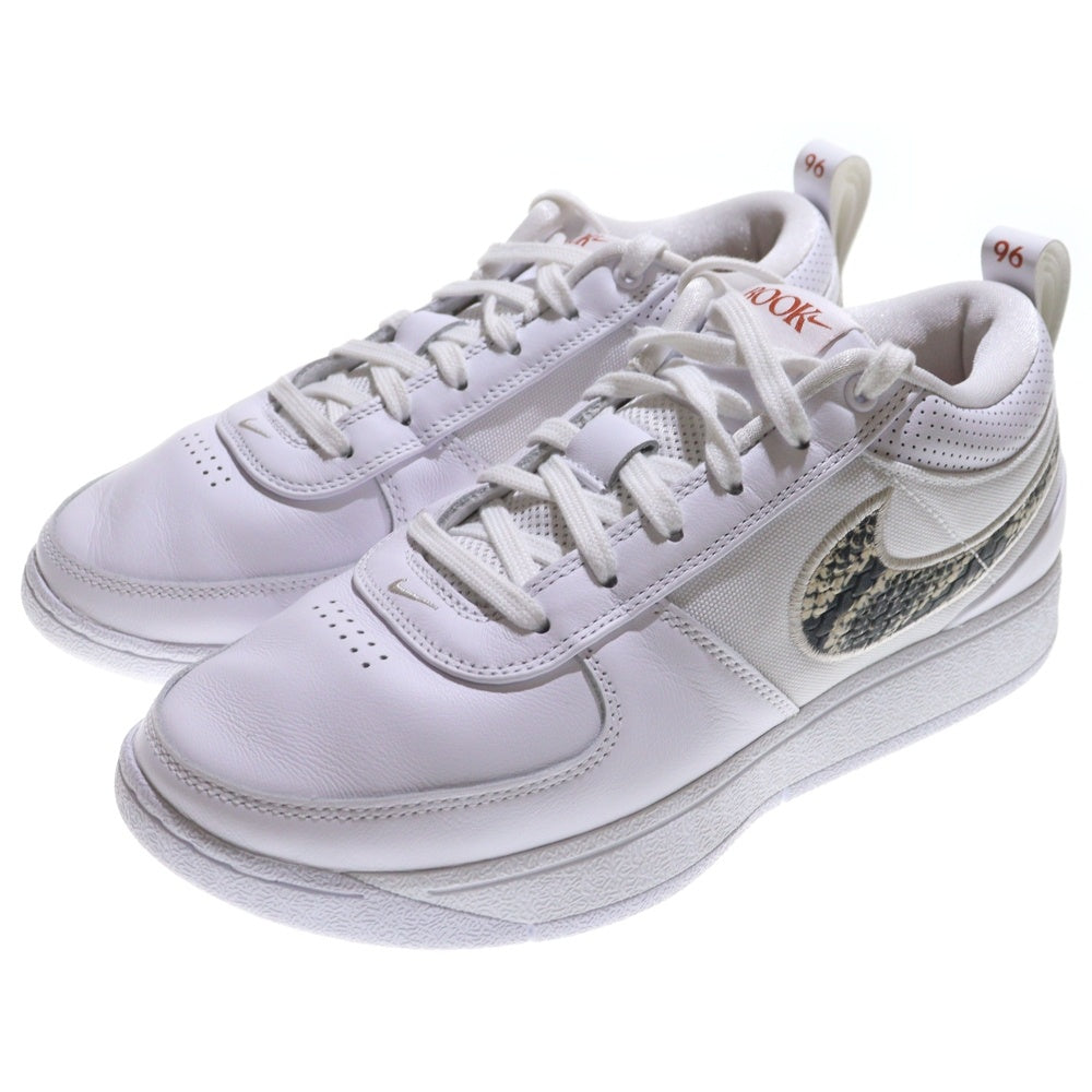 NIKE(ナイキ) BOOK 1 EP FJ4250-101 ブック1EP スネーク ローカットスニーカー ホワイト US9/27cm