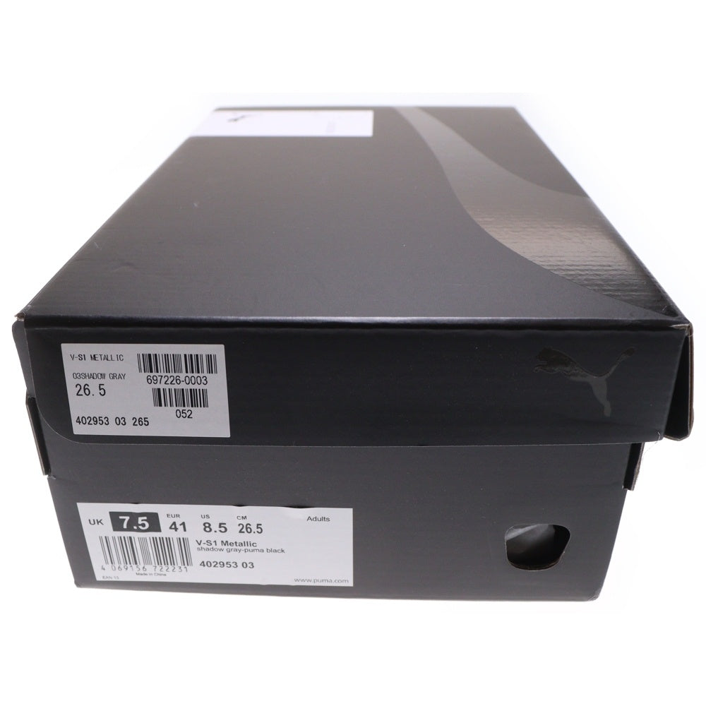 PUMA(プーマ) V-S1 METALLIC Shadow 402953‐03 メタリックシャドウ ローカットスニーカー グレー/シルバー US8.5/26.5cm
