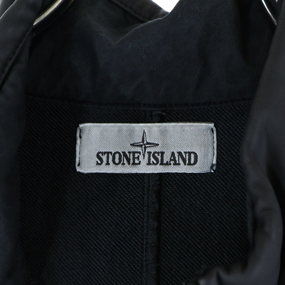 STONE ISLAND(ストーンアイランド) Cotton Vest 7615G0729 ロゴワッペンコットンベスト ブラック