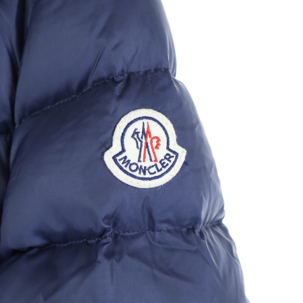 MONCLER(モンクレール) HERMIFUR GIUBBOTTO E20934990015 53048 エルミファー ロングダウンジャケット ファーフーディー ネイビー レディース