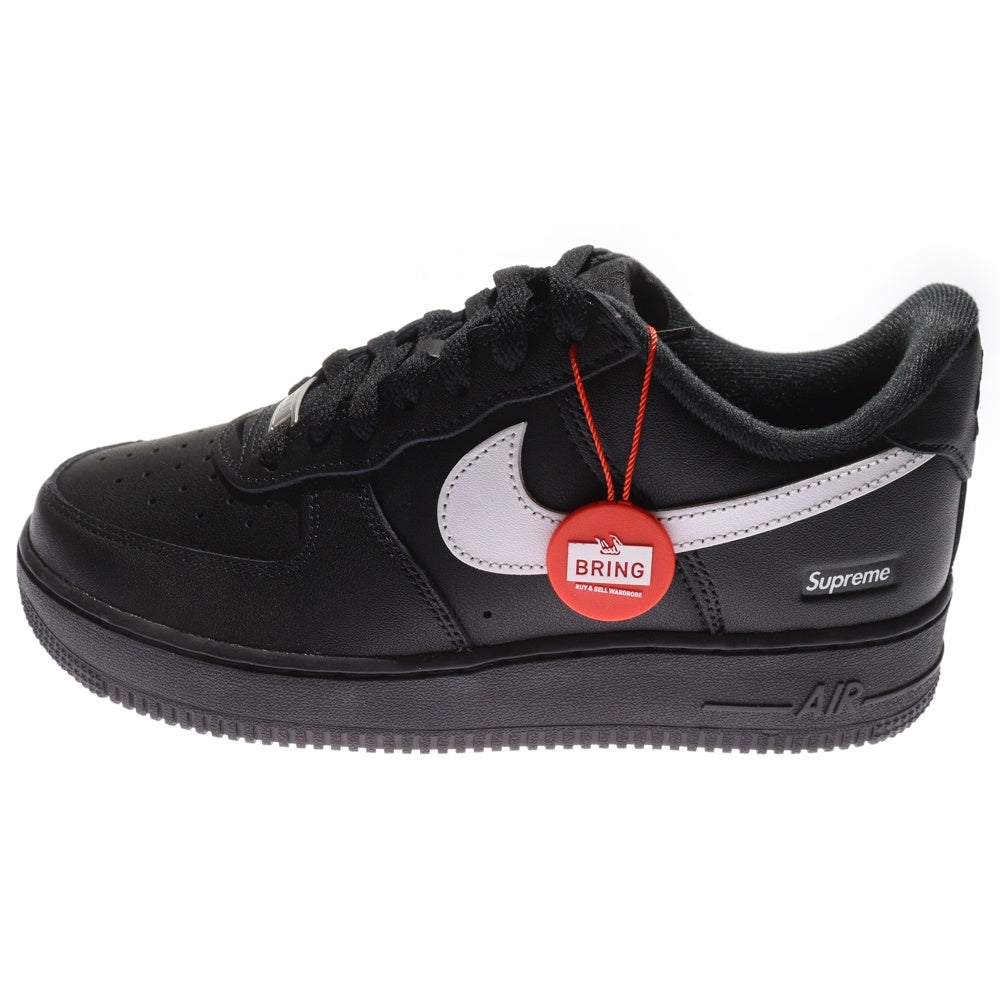 NIKE(ナイキ) ×SUPREME AIR FORCE 1 LOW CU9225-002 シュプリーム エアフォース1 ローカットスニーカー レディース ブラック/ホワイト US6.5/24.5cm