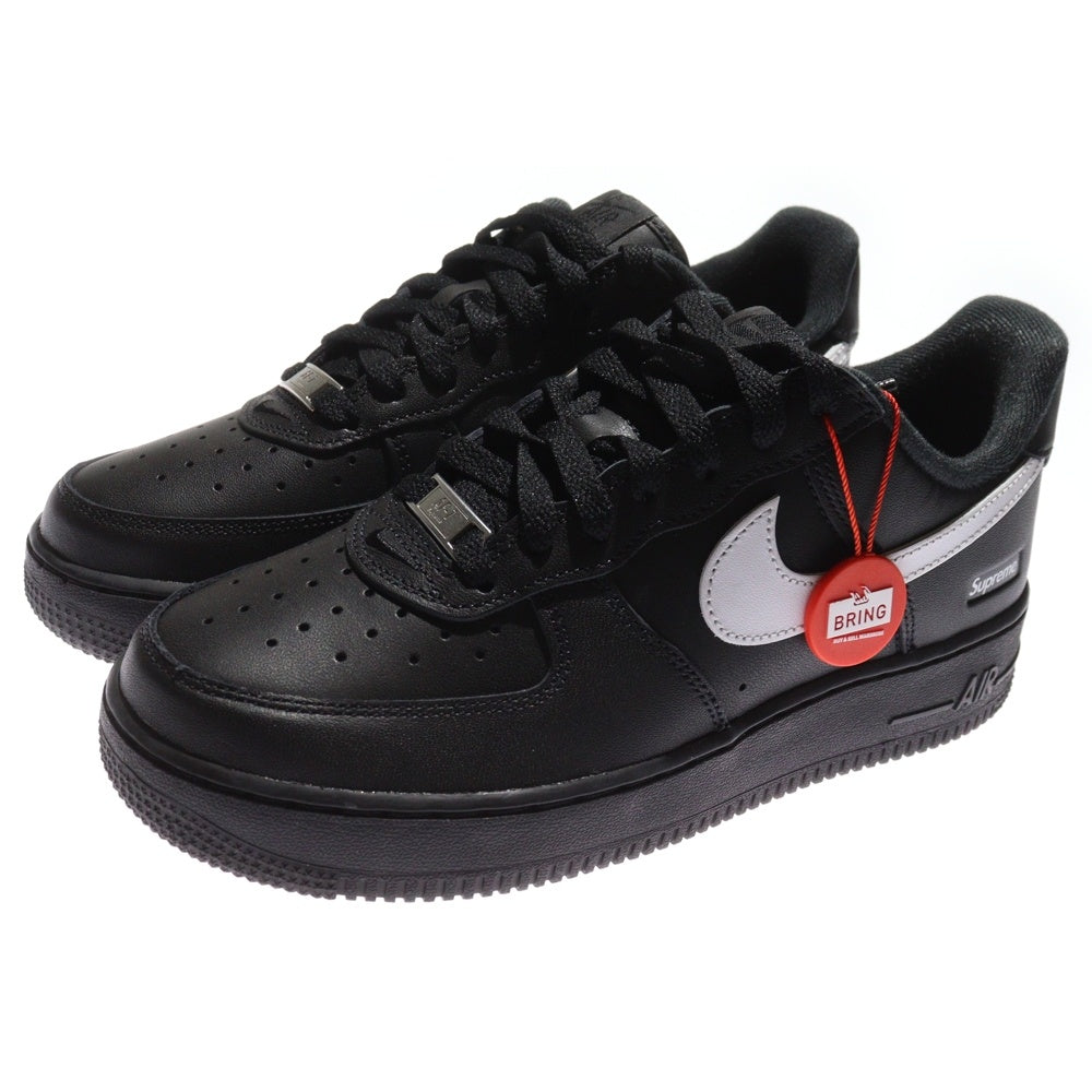 NIKE(ナイキ) ×SUPREME AIR FORCE 1 LOW CU9225-002 シュプリーム エアフォース1 ローカットスニーカー レディース ブラック/ホワイト US6.5/24.5cm