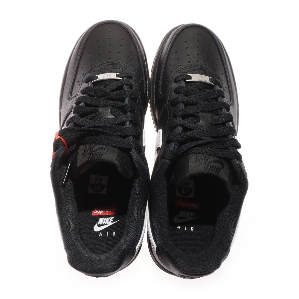 NIKE(ナイキ) ×SUPREME AIR FORCE 1 LOW CU9225-002 シュプリーム エアフォース1 ローカットスニーカー レディース ブラック/ホワイト US6.5/24.5cm