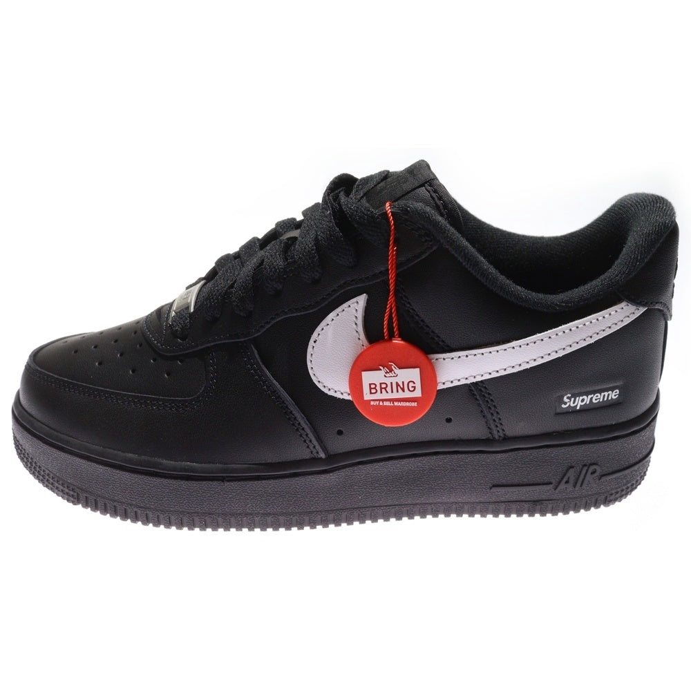 NIKE(ナイキ) ×SUPREME AIR FORCE 1 LOW CU9225-002 シュプリーム エアフォース1 ローカットスニーカー レディース ブラック/ホワイト US6.5/24.5cm