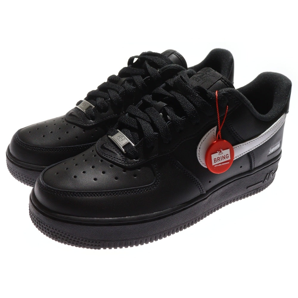 NIKE(ナイキ) ×SUPREME AIR FORCE 1 LOW CU9225-002 シュプリーム エアフォース1 ローカットスニーカー レディース ブラック/ホワイト US6.5/24.5cm