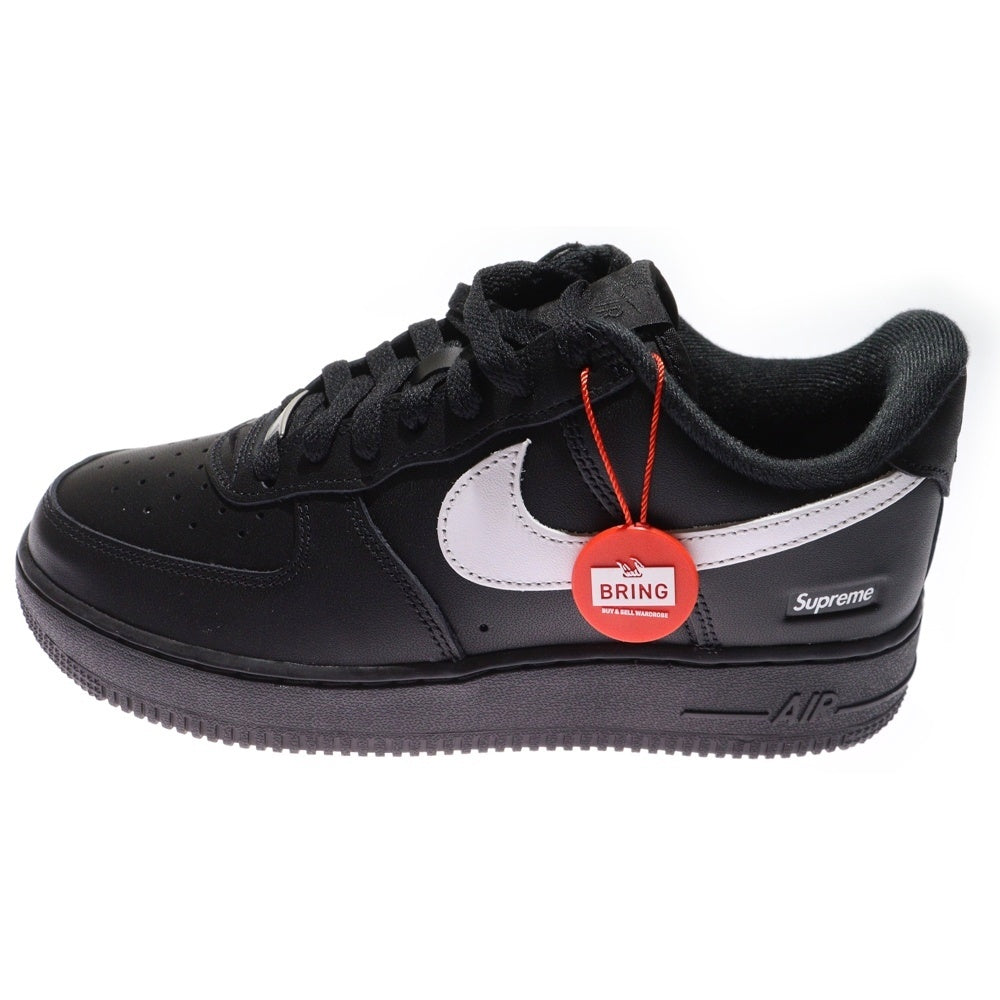 NIKE(ナイキ) ×SUPREME AIR FORCE 1 LOW CU9225-002 シュプリーム エアフォース1 ローカットスニーカー レディース ブラック/ホワイト US6.5/24.5cm