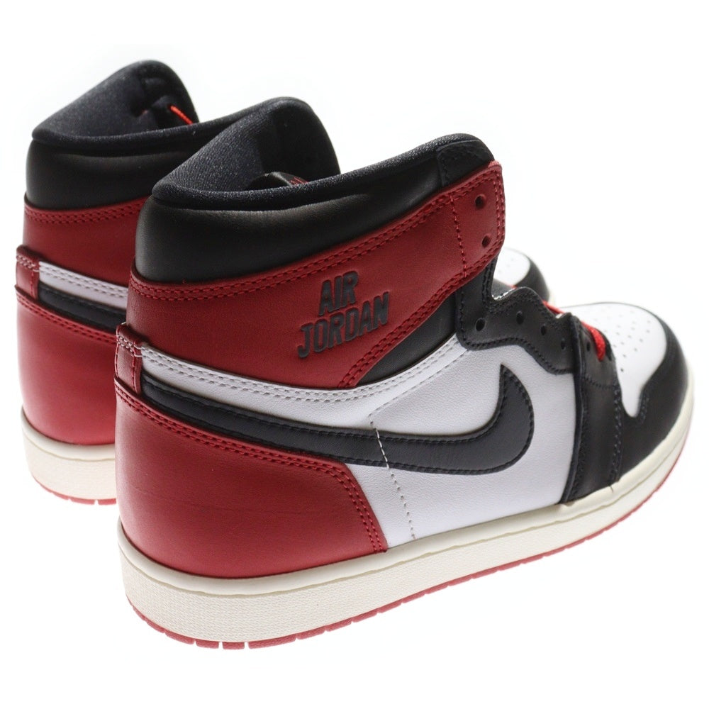 NIKE(ナイキ) AIR JORDAN 1 RETRO HIGH OG BLACK TOE REIMAGINED DZ5485-106 エアジョーダン1 レトロ OG ブラックトゥリイマジンド ハイカットスニーカー US9/27cm