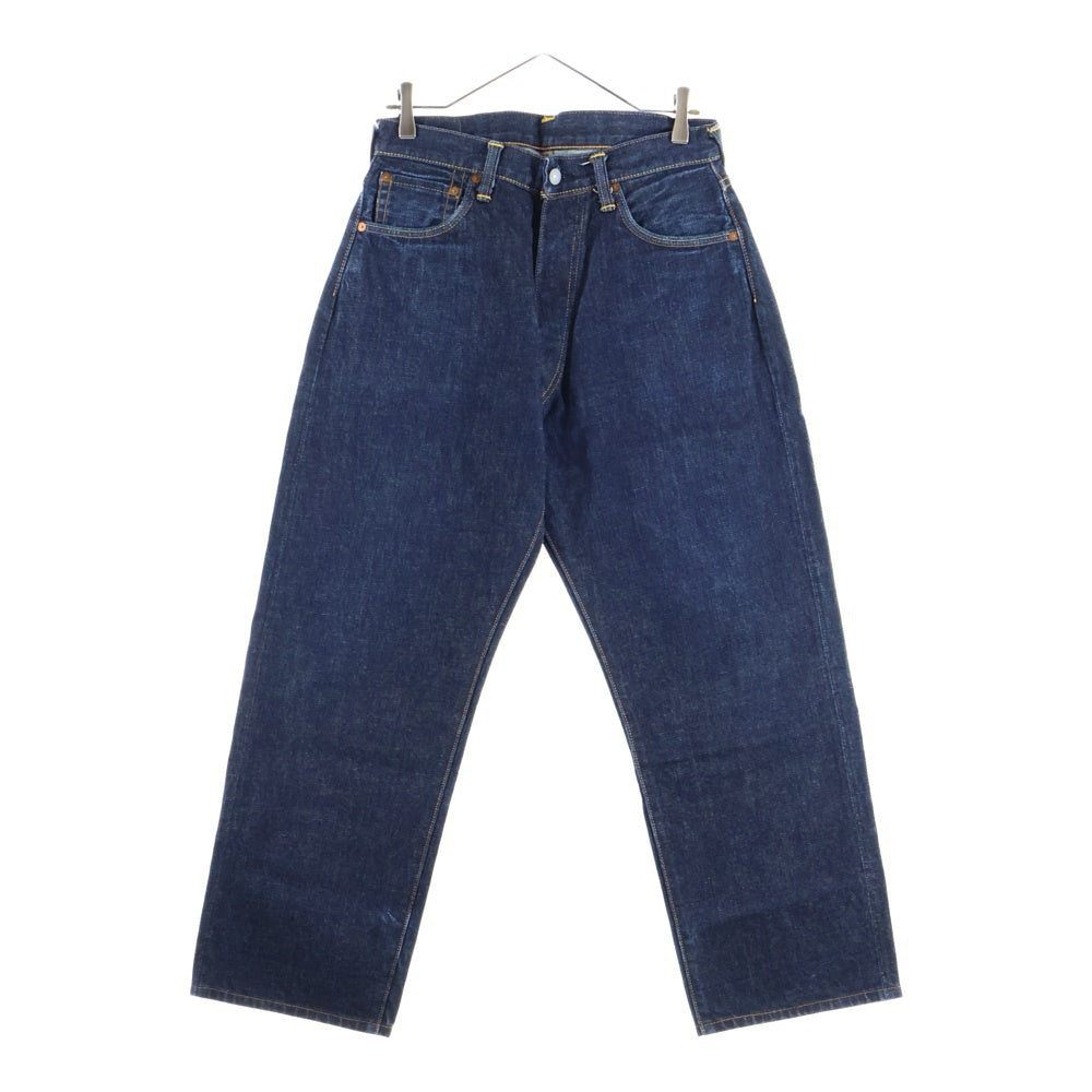 EVISU(エビス) Lot 2001 NO.2 KAMOME カモメプリント ボタンフライ デニムパンツ ジーンズ インディゴ