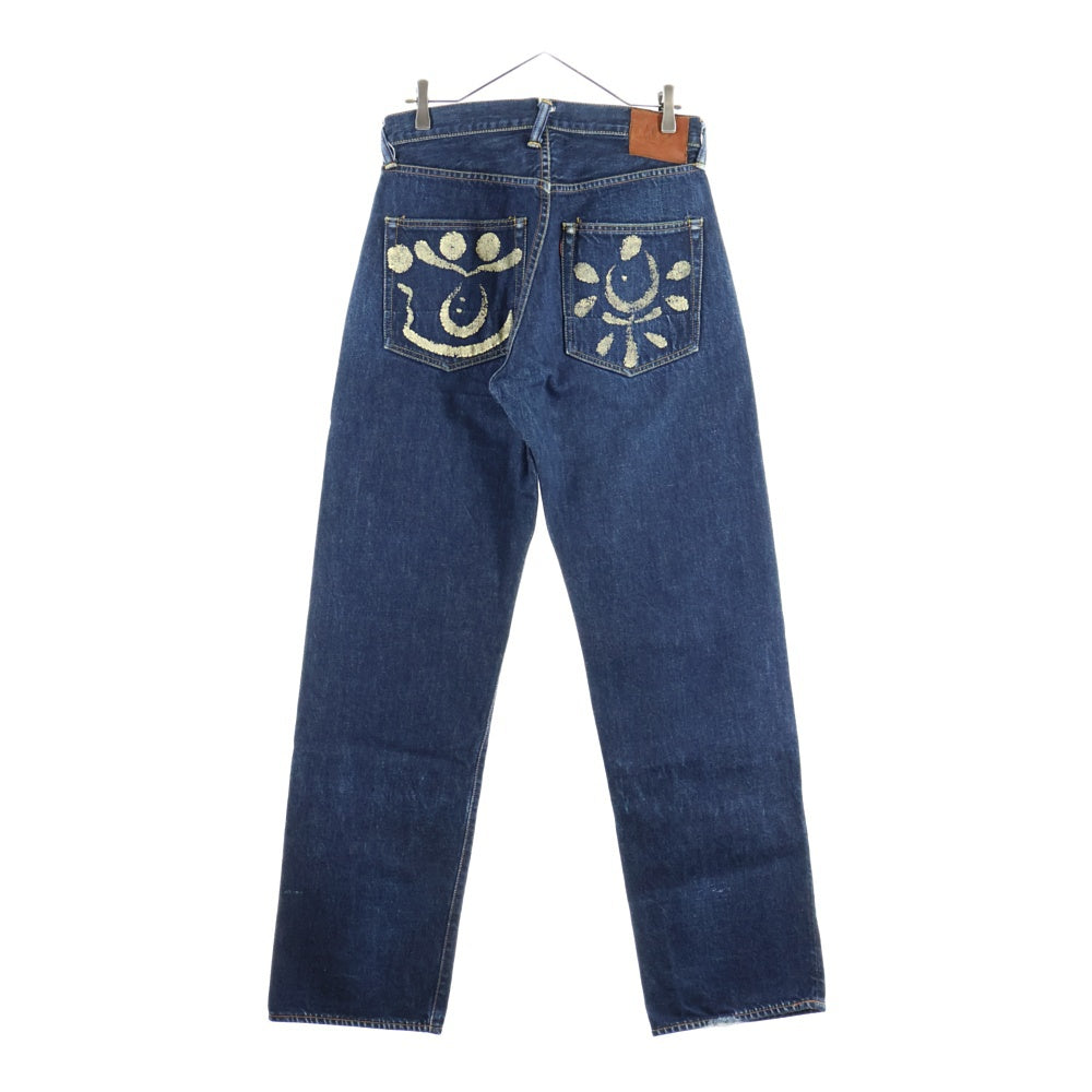 EVISU(エビス) Lot 2001 NO.2 道楽 ボタンフライ デニムパンツ ジーンズ インディゴ