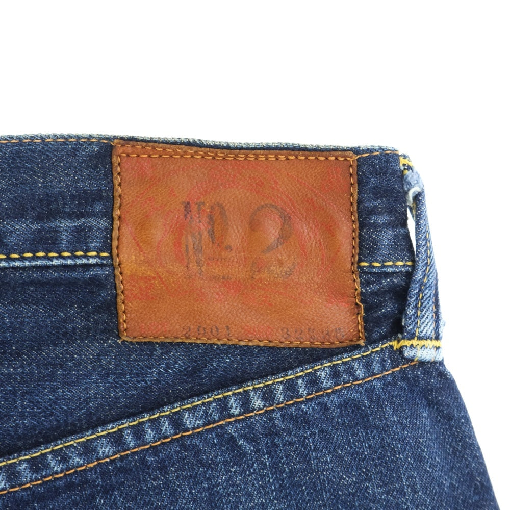 EVISU(エビス) Lot 2001 NO.2 道楽 ボタンフライ デニムパンツ ジーンズ インディゴ