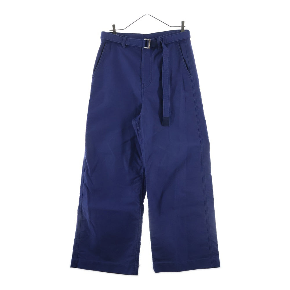 Sacai(サカイ) 24SS Moleskin Pants モールスキンコットンパンツ ネイビー 24-03310M