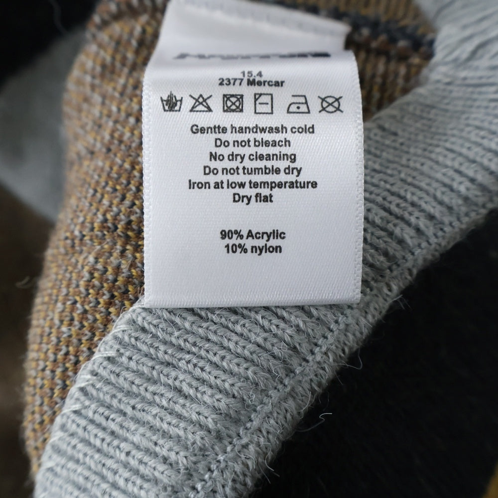 House Of Error(ハウスオブエラー) クロップド丈 ニットブルゾンジャケット イエロー