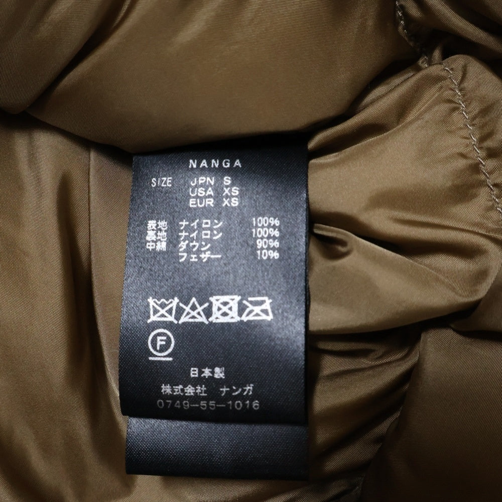NANGA(ナンガ) AURORA STAND DOWN JACKET P-RR-11E オーロラダウンジャケット ベージュ