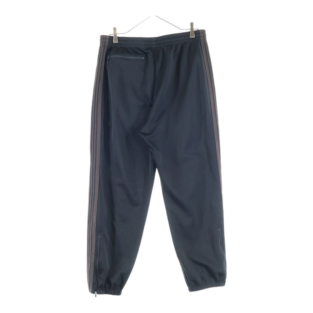 Needles(ニードルス) Zipped Track Pant Poly Smooth PU276 ジップド サイドライン トラックパンツ ブラック