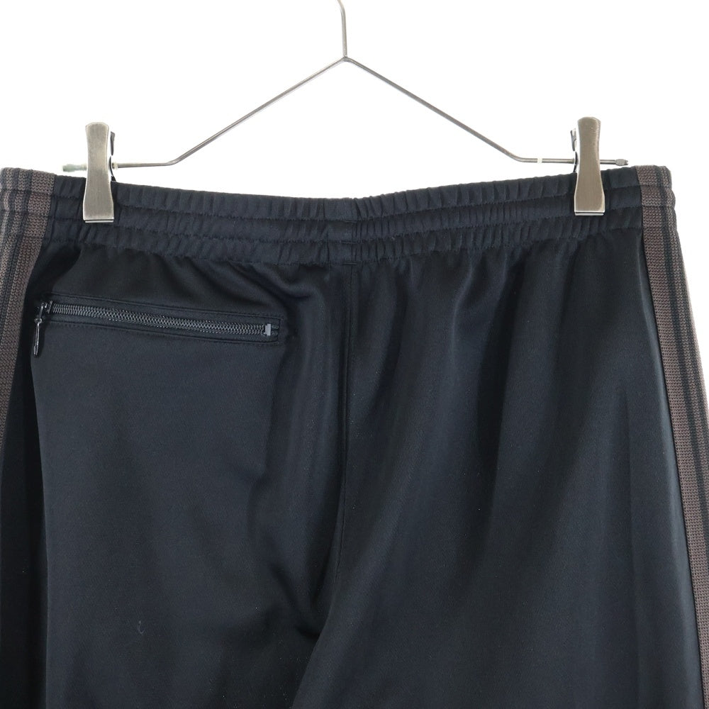 Needles(ニードルス) Zipped Track Pant Poly Smooth PU276 ジップド サイドライン トラックパンツ ブラック