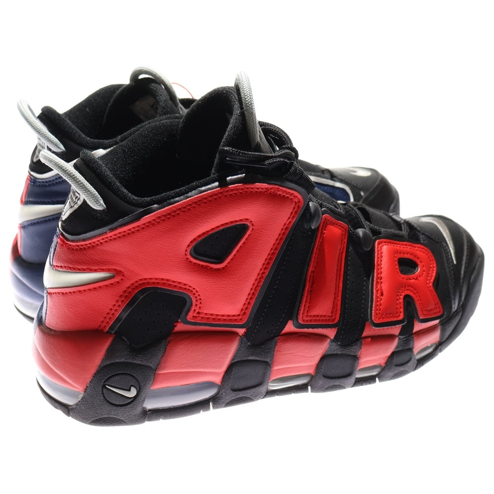 NIKE(ナイキ) AIR MORE UPTEMPO 96 DJ4400-001 エアモアアップテンポ ハイカットスニーカー シューズ ブラック/レッド/ネイビー US10/28cm