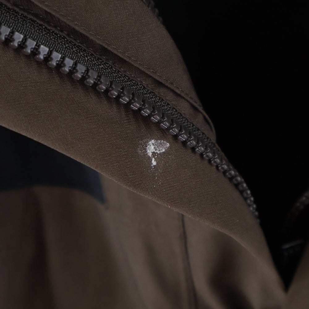 THE NORTH FACE(ザノースフェイス) MOUNTAIN JACKET GORE-TEX NP61800 マウンテンジャケット ゴアテックス ロゴ フーデッドナイロンジャケット ブラウン/ブラック