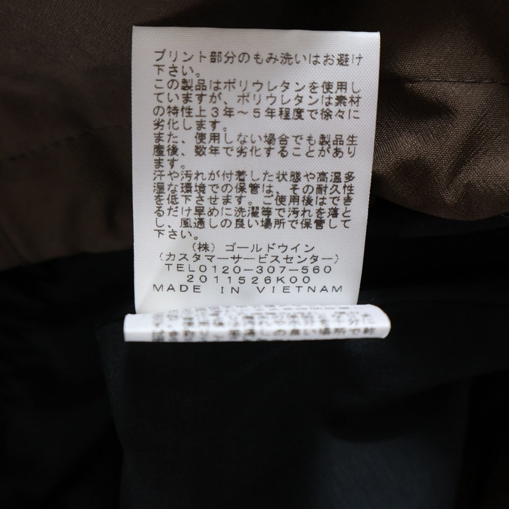 THE NORTH FACE(ザノースフェイス) MOUNTAIN JACKET GORE-TEX NP61800 マウンテンジャケット ゴアテックス ロゴ フーデッドナイロンジャケット ブラウン/ブラック