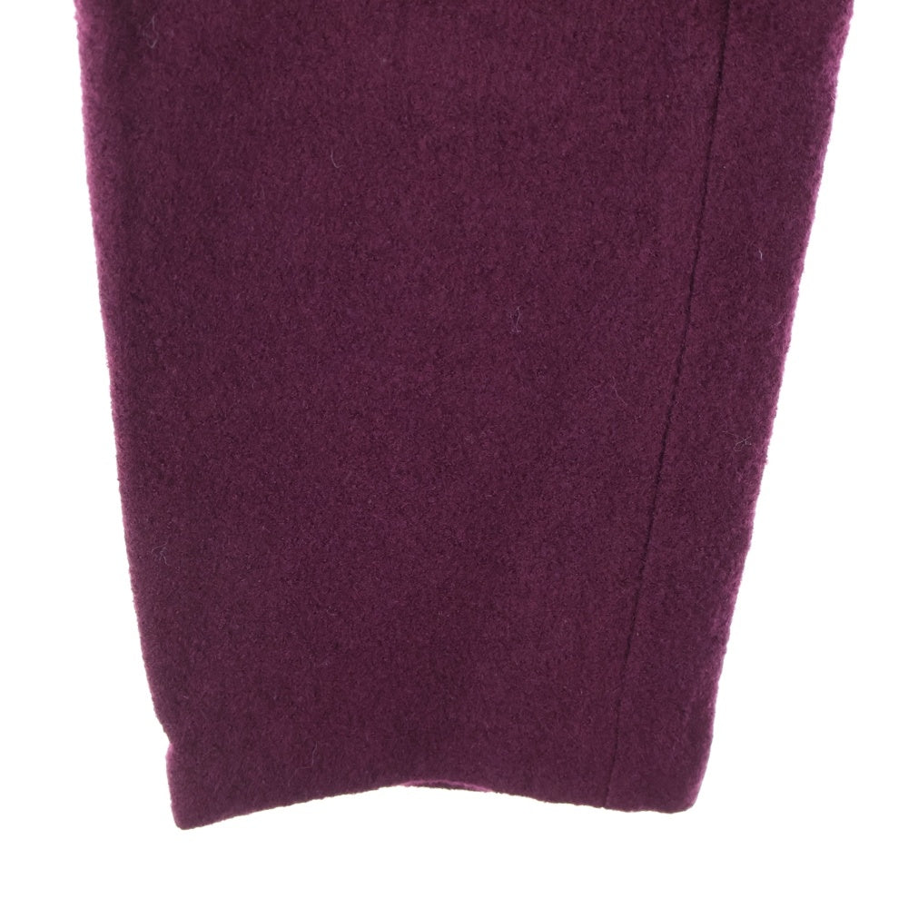 STUSSY(ステューシー) Relaxed Trouser Textured Wool 116686 リラックス テクスチャード ウール トラウザーズ ストレートパンツ ボルドー