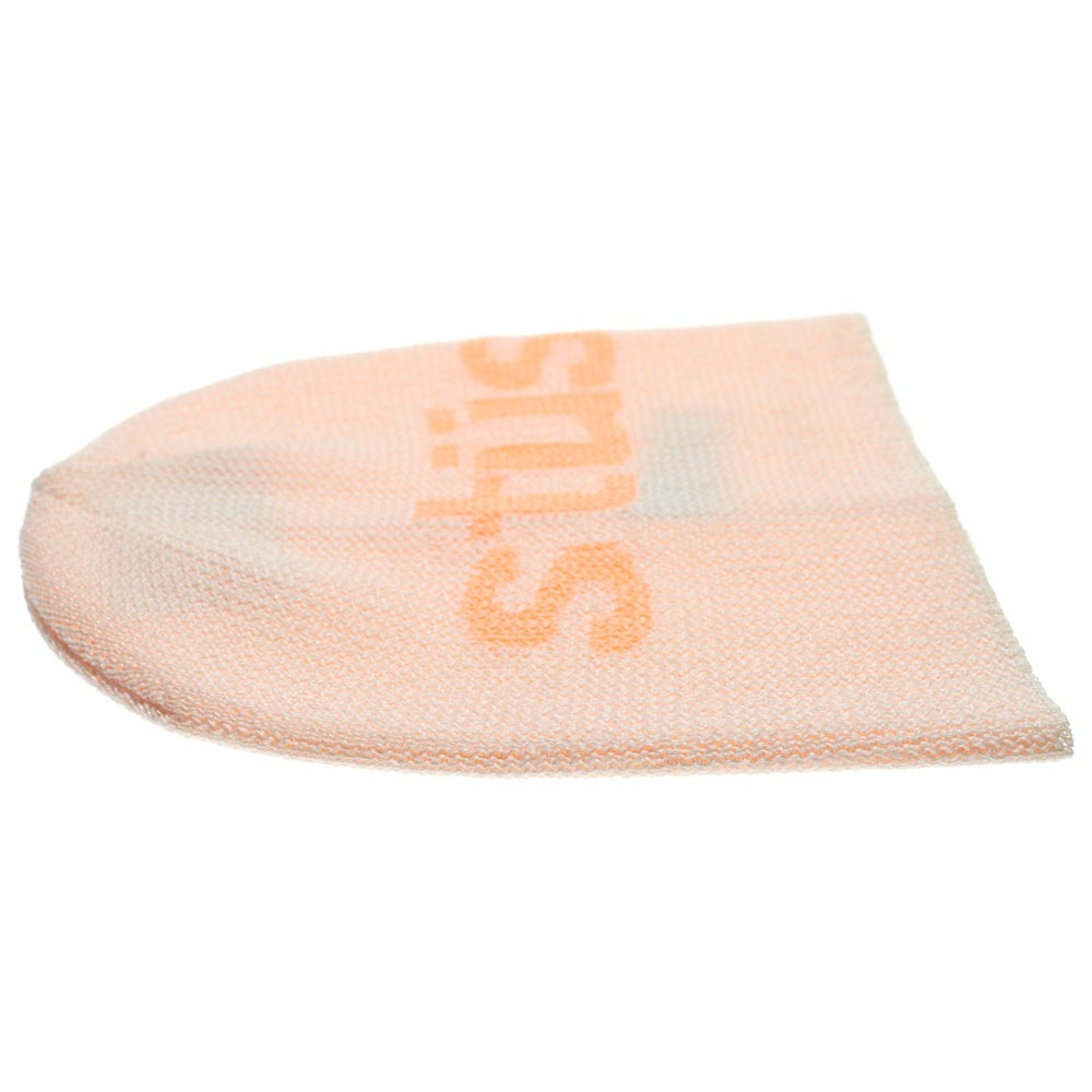 STUSSY(ステューシー) 24SS Helvetica UV Skullca 1321210 ロゴ ニットキャップ ビーニー ニット帽 帽子 オレンジ