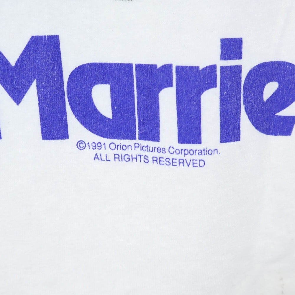 VINTAGE(ヴィンテージ) 90S VINTAGE Married To It Tee マリード トゥ イット オリジナルプロモーション プリント 1991年コピーライト クルーネック半袖Tシャツカットソー ムービーT
