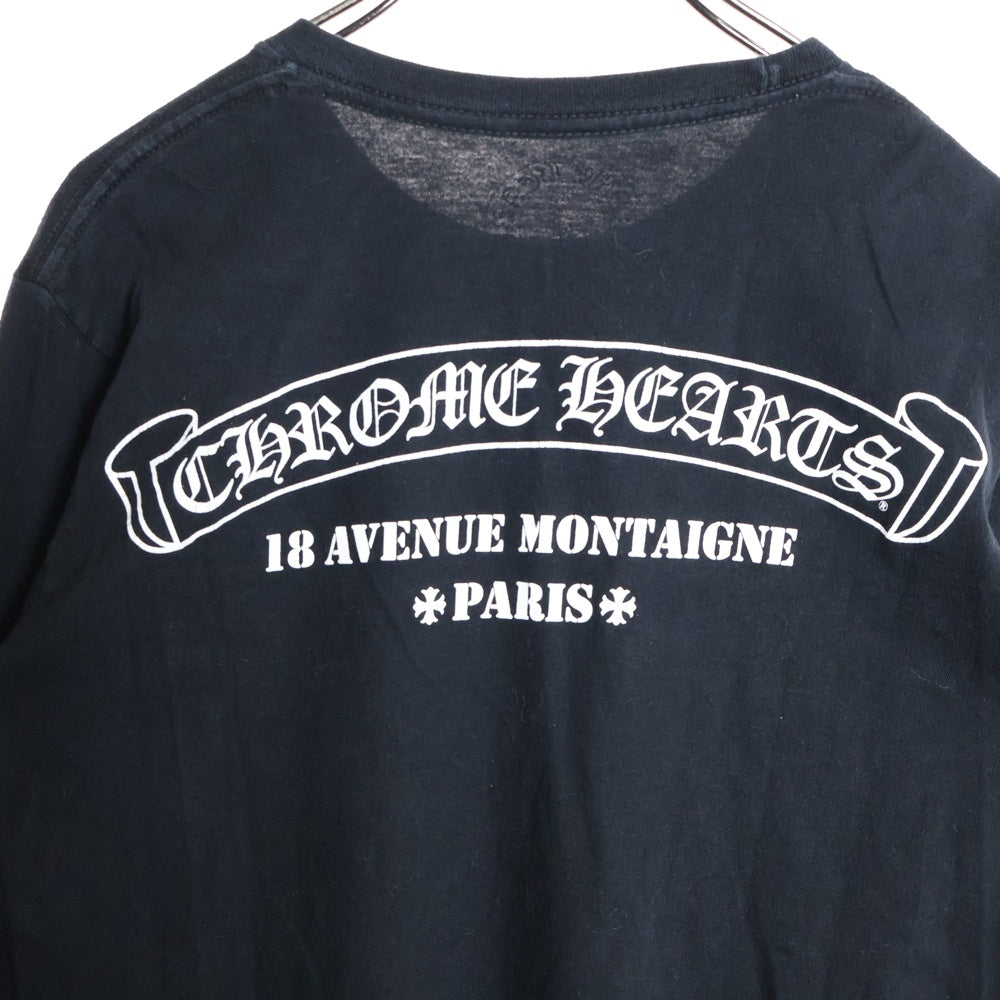 Chrome heartsクロムハーツ フローラルクロス ロングスリーブ Tee CHROME HEARTS フローラルクロス ホースシュー ロングTシャツ XL