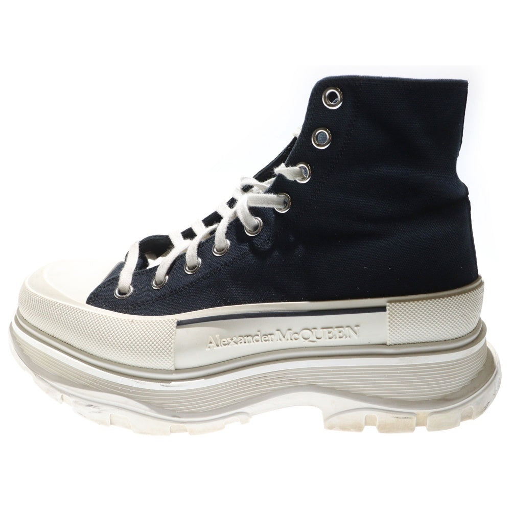 Alexander McQueen(アレキサンダーマックイーン) Tread Slick トレッドスリック ハイカットスニーカー シューズ ブラック 604254