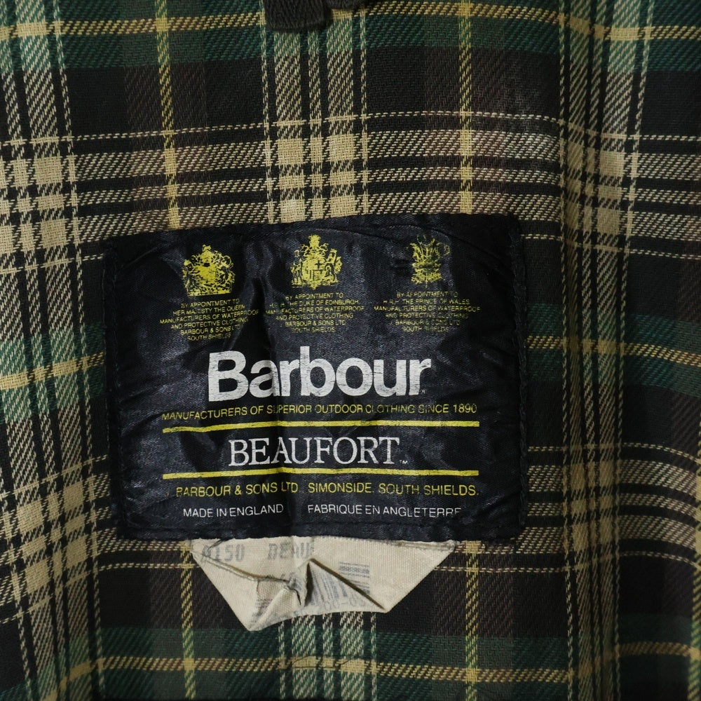 【90s】バブアー/Barbour ジャケット　ビューフォート　オイルド　カーキ Barbour(バブアー) 90s BEAUFORT ビューフォート オイルドジャケット