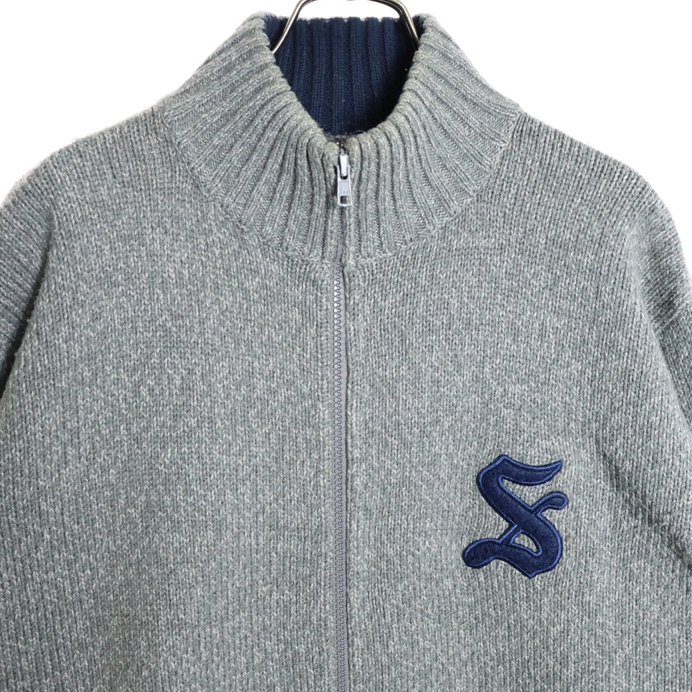 STUSSY(ステューシー) 90s VINTAGE OLD ZIP UP KNIT JACKET
