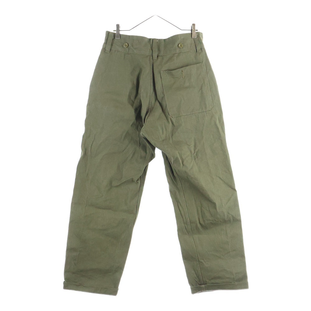 WAIPER.inc(ワイパー) 1950's MADE OF KAIHARA DENIM WP1017 イギリス軍 ヴィンテージ グリーンデニム トラウザーパンツ グリーン