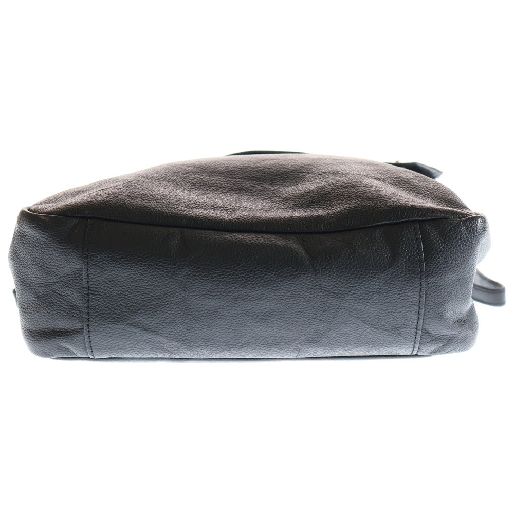 SLOW&CO(スロウ アンド コウ) 24AW Shrink Gasmask Shoulder Bag L ガスマスク ショルダーバッグ レザーバッグ ブラック レディース