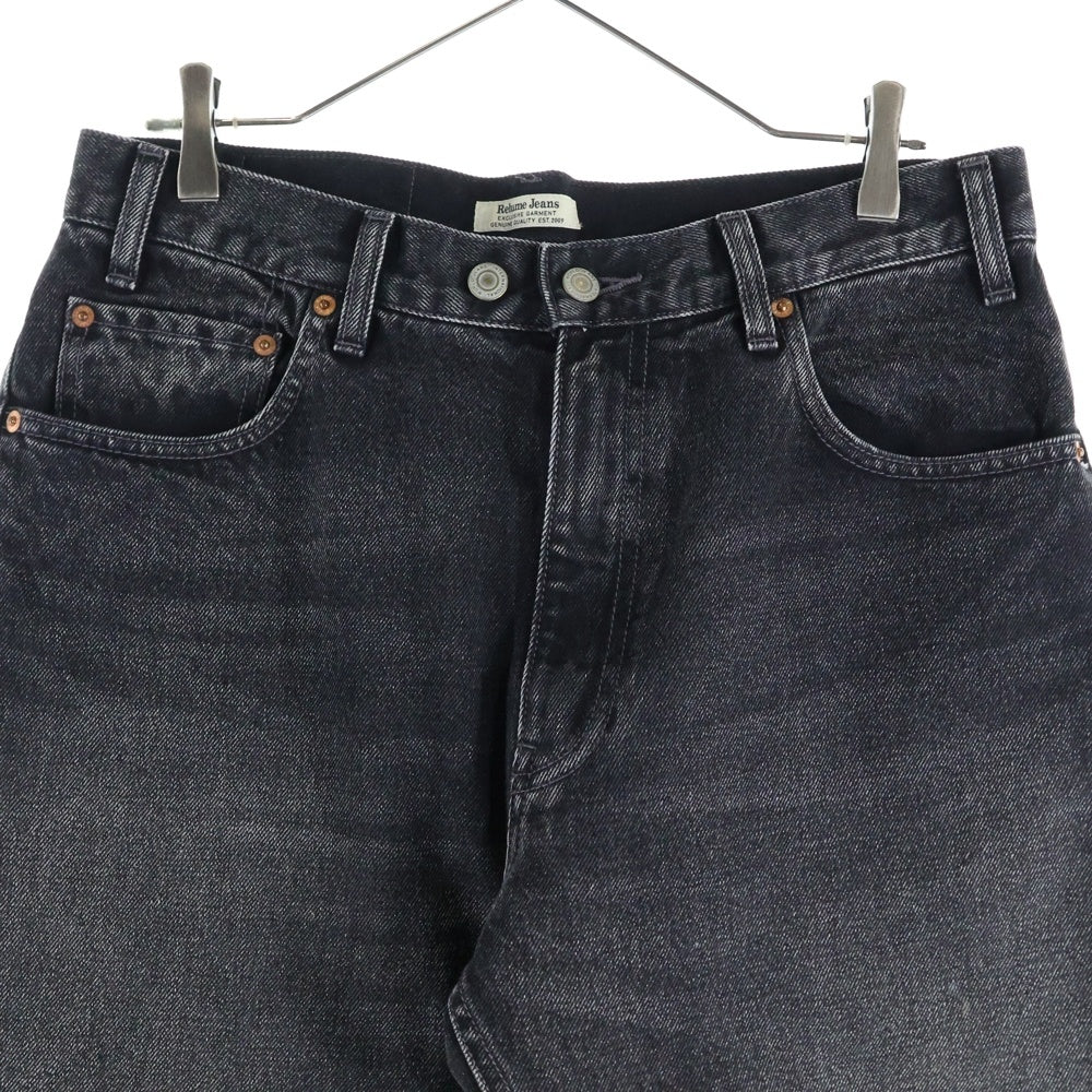 JOURNAL STANDARD relume(ジャーナルスタンダード レリューム) Straight Denim Pants Jeans 25-030-464-9200-1-0 ストレートデニムパンツ ジーンズ ブラック